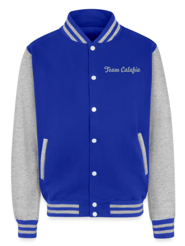Calafia Gold "Team Calafi" Just Hoods Heavyweight Letterman Jacket