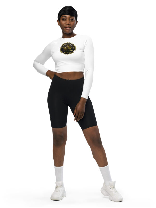 CALIFORNIA IS ME Brand Long-sleeve Crop Top