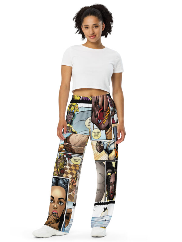 Queen Calafia of California Comic Book Unisex Wide-leg Pants