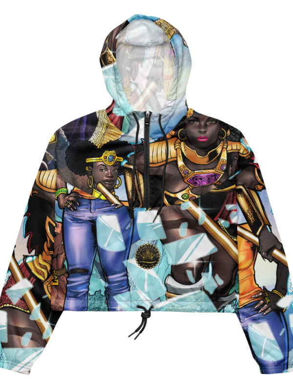 Queen Calafia Comic Book Women’s cropped windbreaker