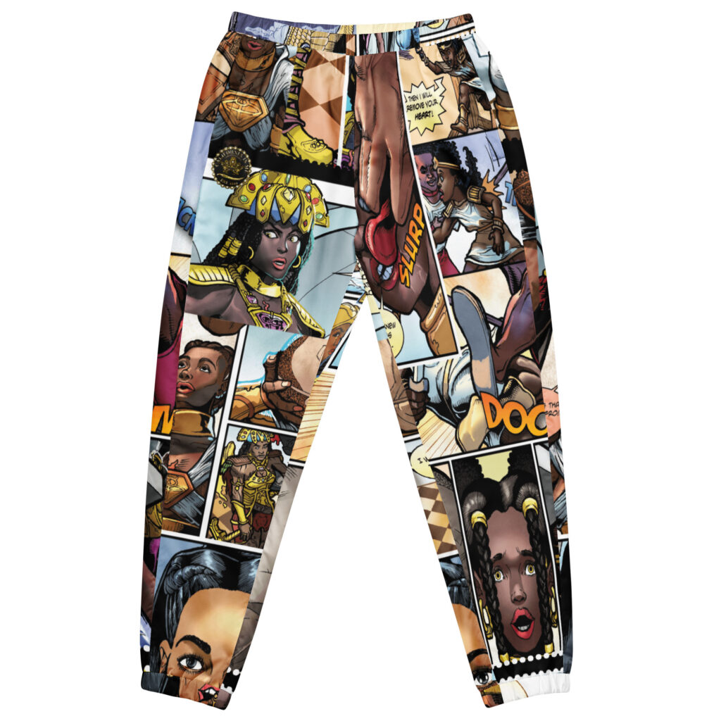 Queen Calafia Comic Book Pages Unisex Track Pants