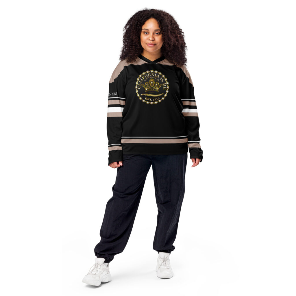 CaliisMe Signature "Team Calafia" Recycled hockey fan jersey