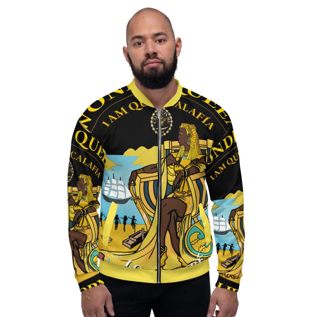 Calafia Gold Queen's Bomber Jacket