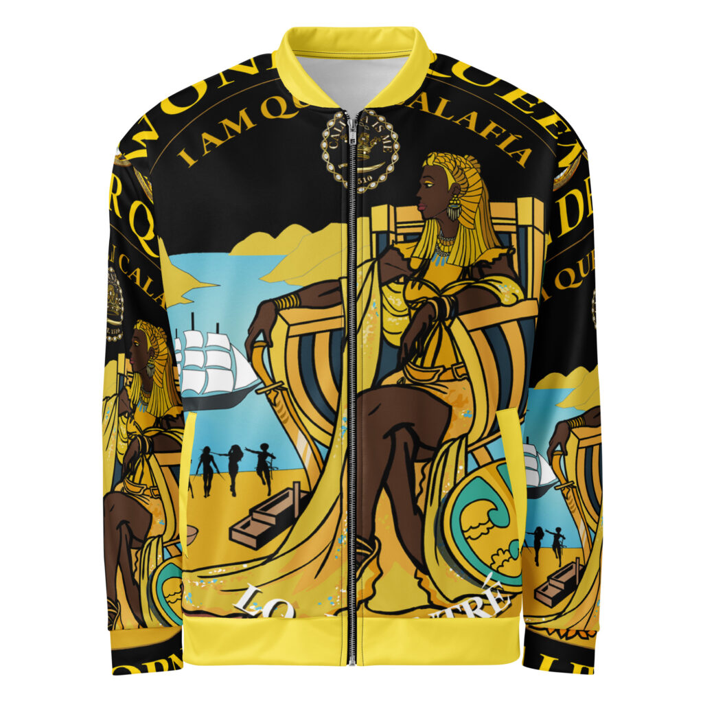 Calafia Gold Queen's Bomber Jacket - Image 4