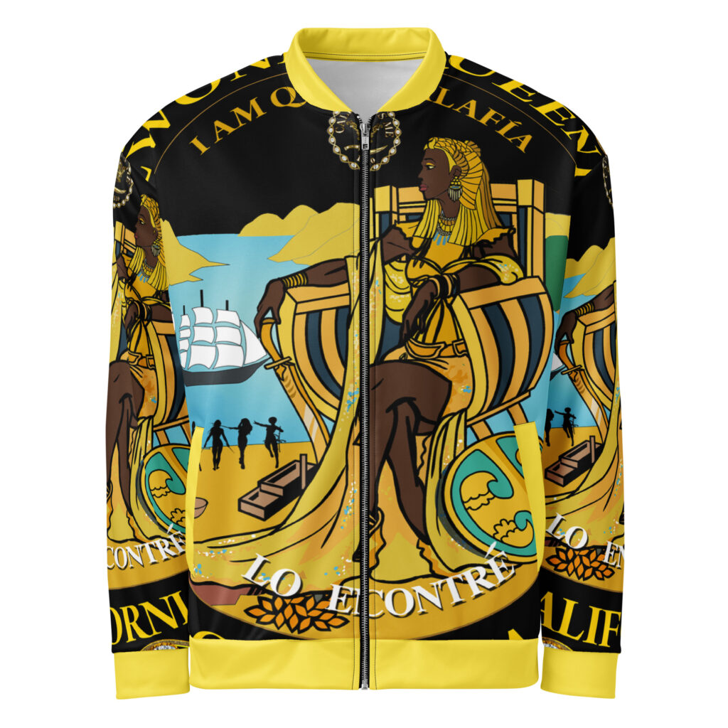 Calafia Gold Queen's  Bomber Jacket
