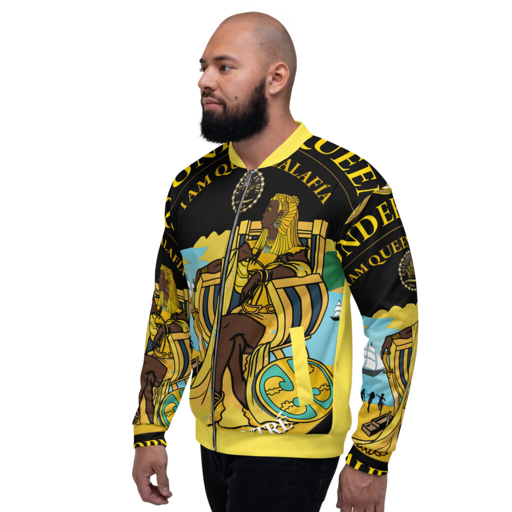 Calafia Gold Queen's Bomber Jacket - Image 6