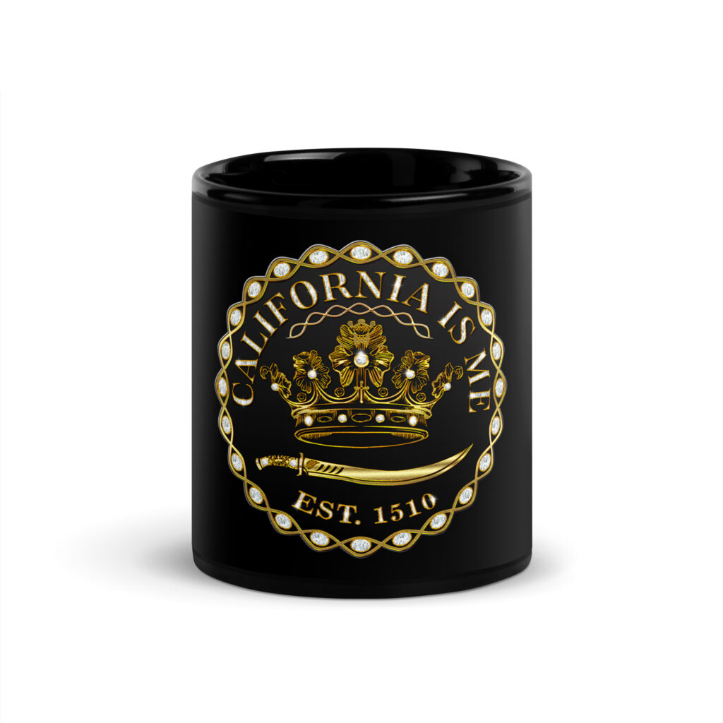CaliisMe Signature Black Glossy Mug - Image 3