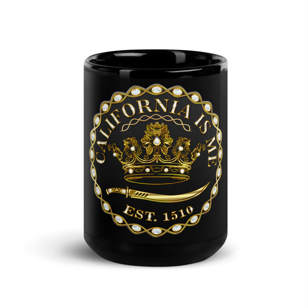 CaliisMe Signature Black Glossy Mug - Image 6