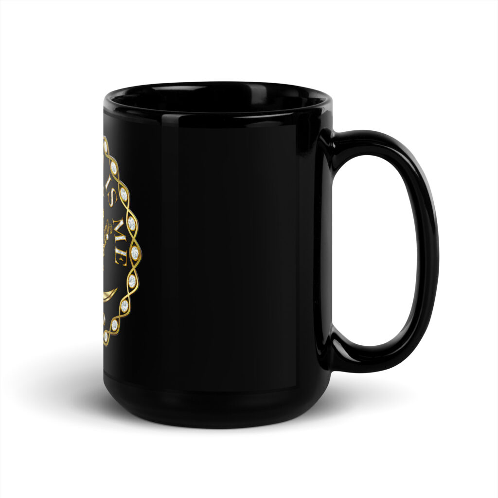 CaliisMe Signature Black Glossy Mug - Image 5