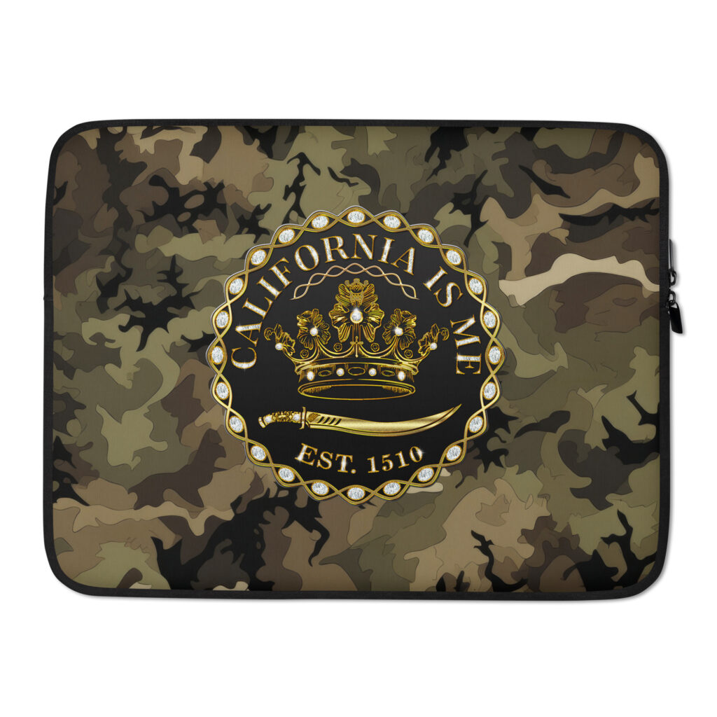 CaliisMeSignatureXL  Camo Laptop Sleeve