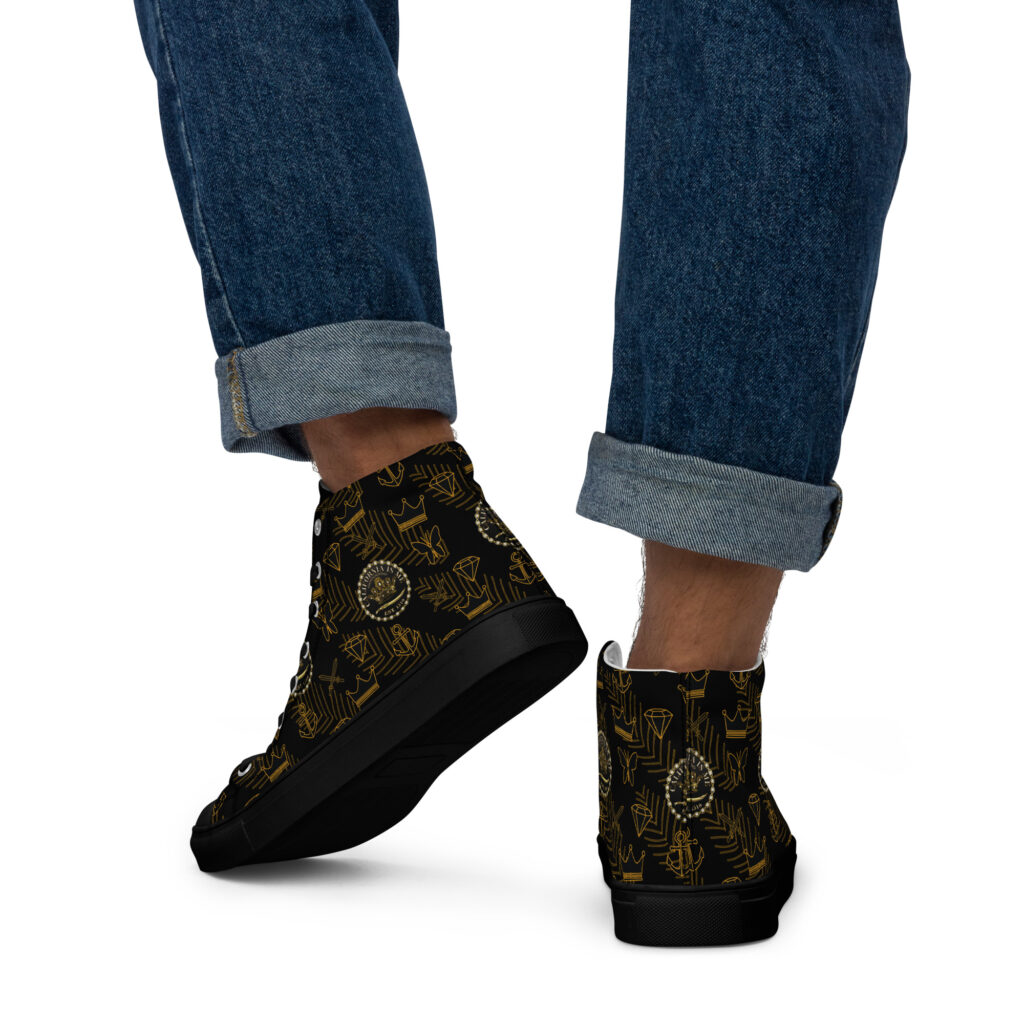 Roal Armor King's high top canvas shoes