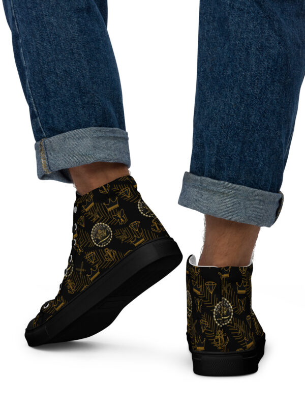 Roal Armor King's high top canvas shoes