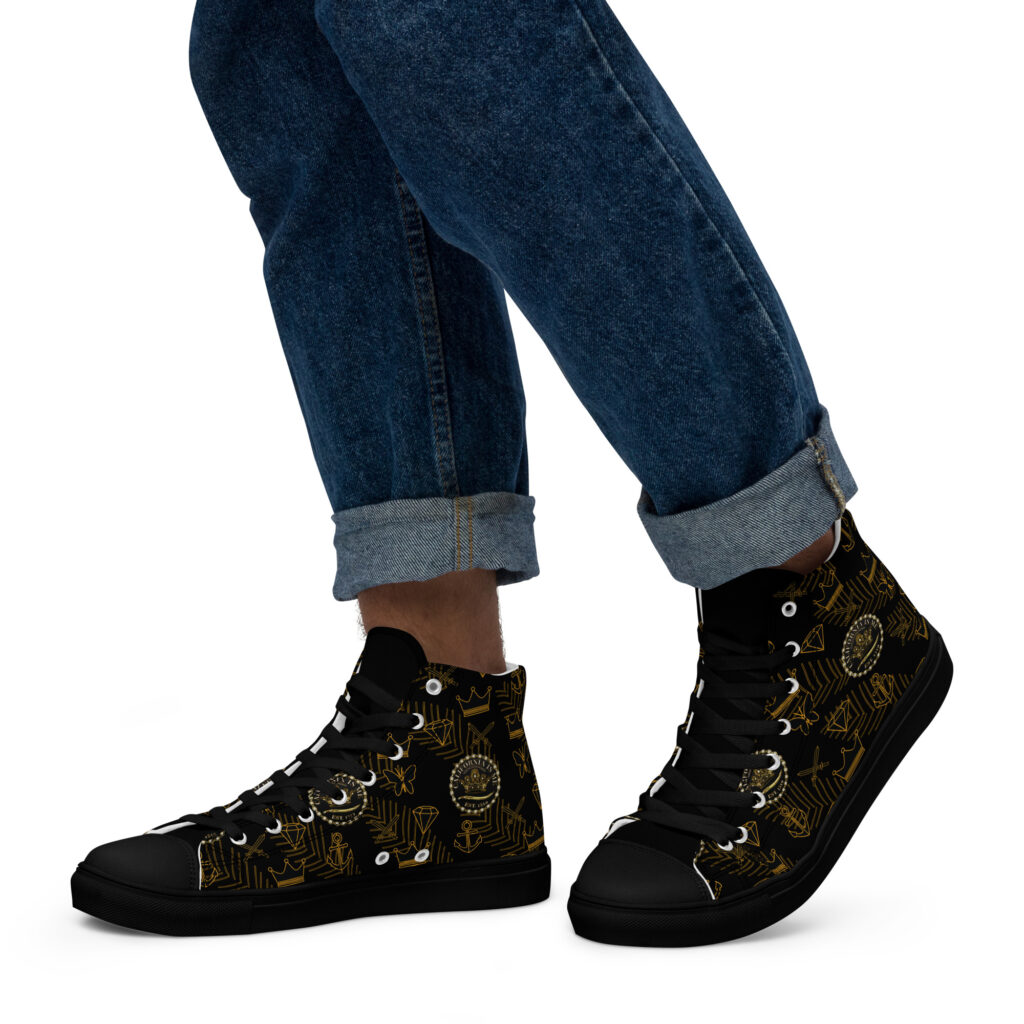 Roal Armor King's high top canvas shoes - Image 2