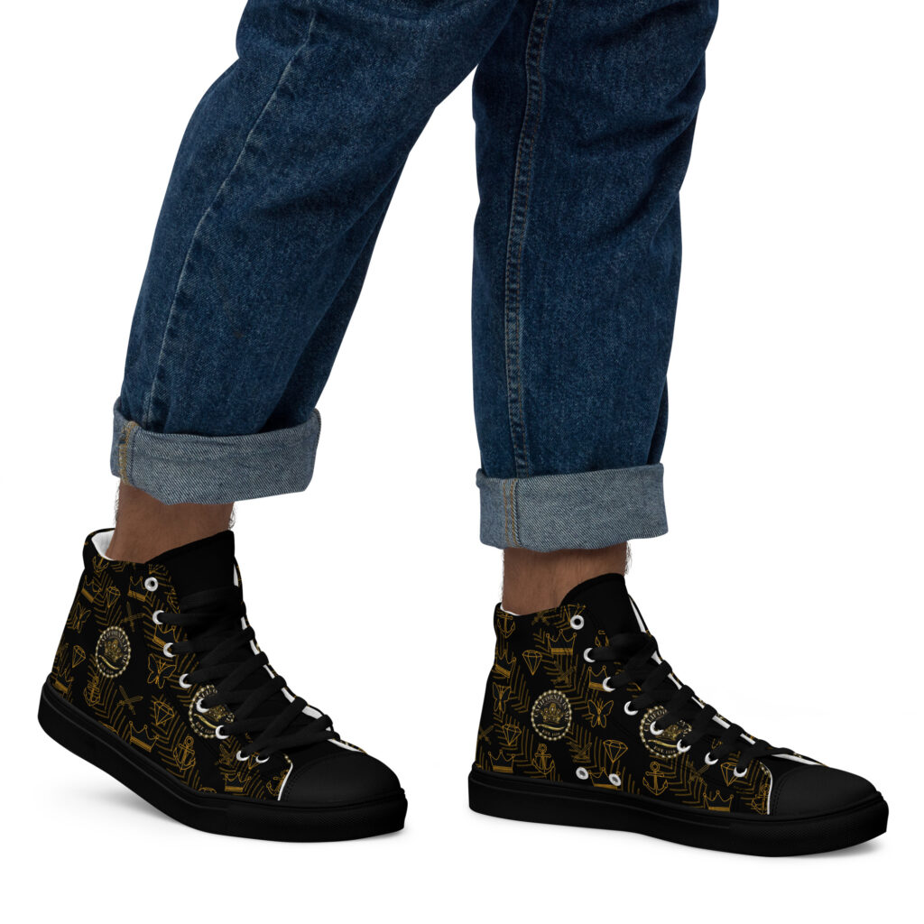 Roal Armor King's high top canvas shoes - Image 3