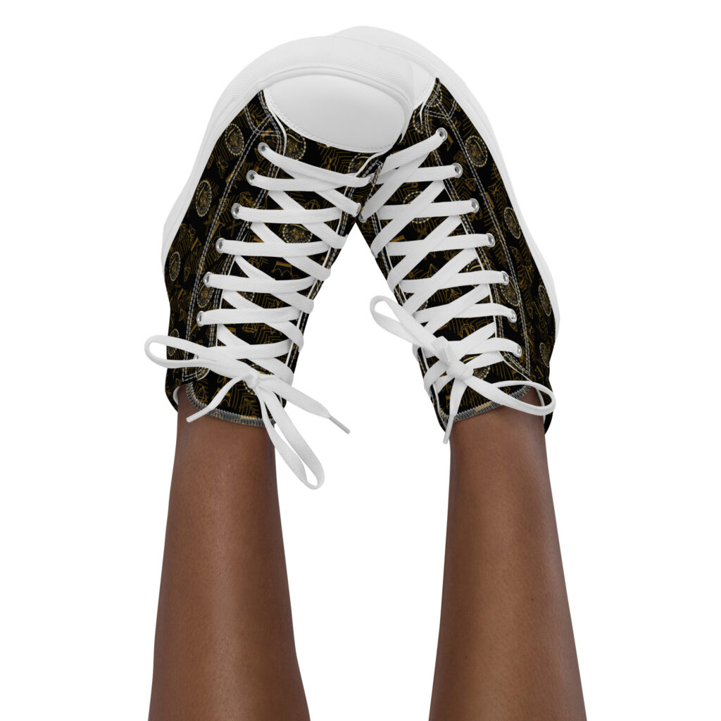 Royal Armor Queen's high top canvas shoes - Image 6
