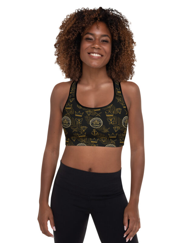 Royal Armao "Bllack" Padded Sports Bra