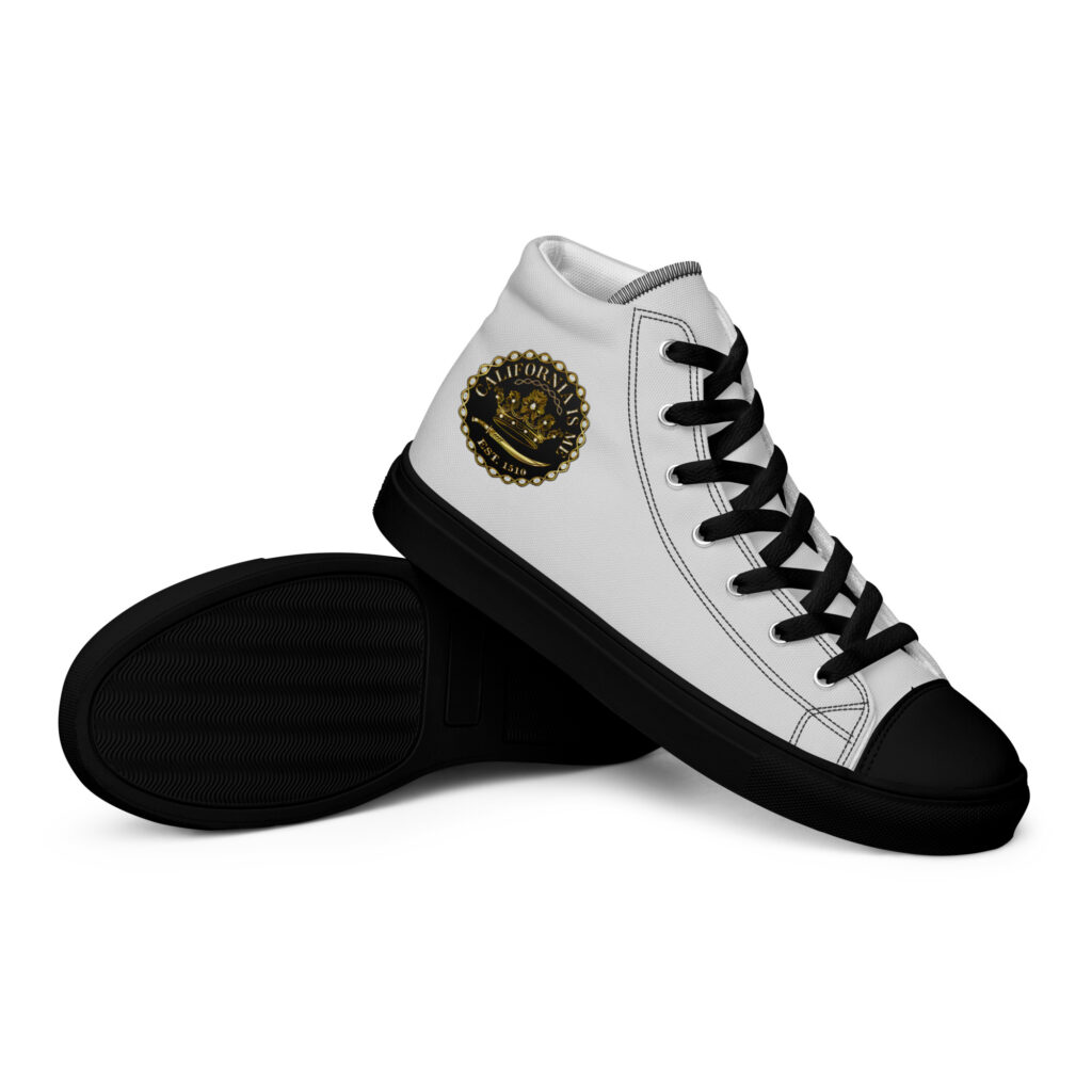 CaliisMe SIgnature King’s high top canvas shoes - Image 3