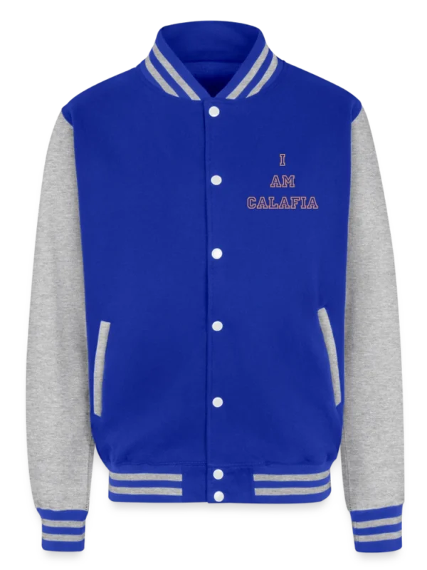 I AM CALAFIA Pink Glitter Letterman Jacket