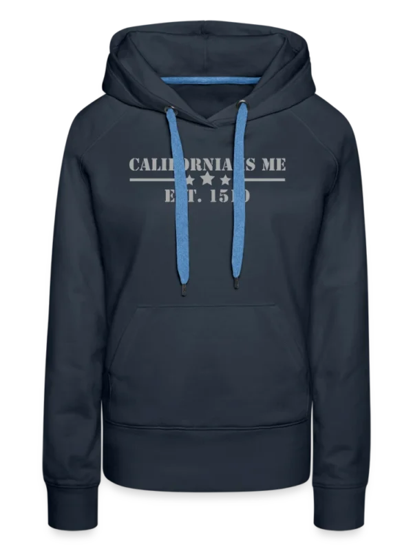 CaliisMe 1510  Silver Stars Queen's Premium Hoodie