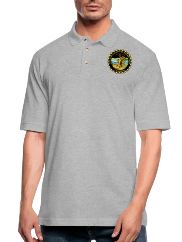 Calafia Gold King's Pique Polo Shirt