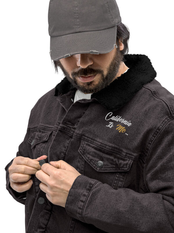 Unisex denim sherpa jacket
