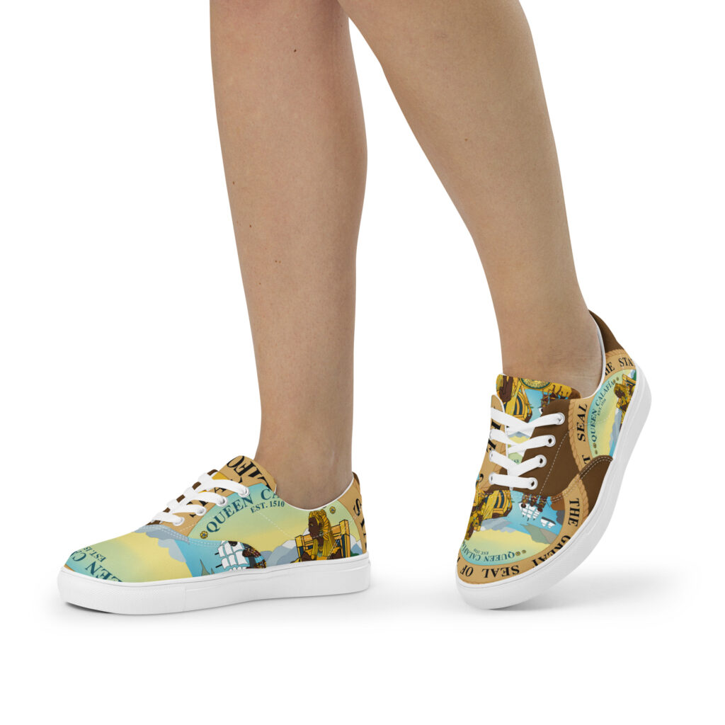 Queen Calafia Queen/s lace-up canvas shoes - Image 3